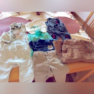 Infant boys clothing from smoke free home. Great condition. No rips or stains.